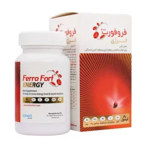 کپسول آهن فروفورت انرژی عبیدی بستۀ ۳۰ عددی